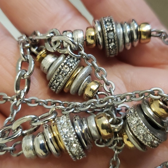 LOFT - Double Strand Necklace Silver/Gold. - Picture 9 of 9